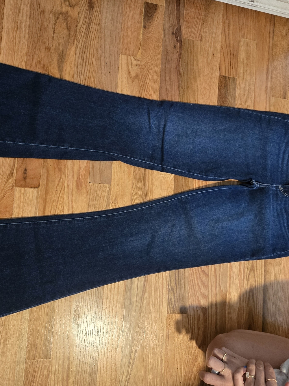 PAIGE Dark Blue Flare Jeans